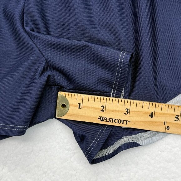 Under Armour Athletic Shorts Logo Loose Fit Blue Gray Workout Casual Womens L - Picture 10 of 10